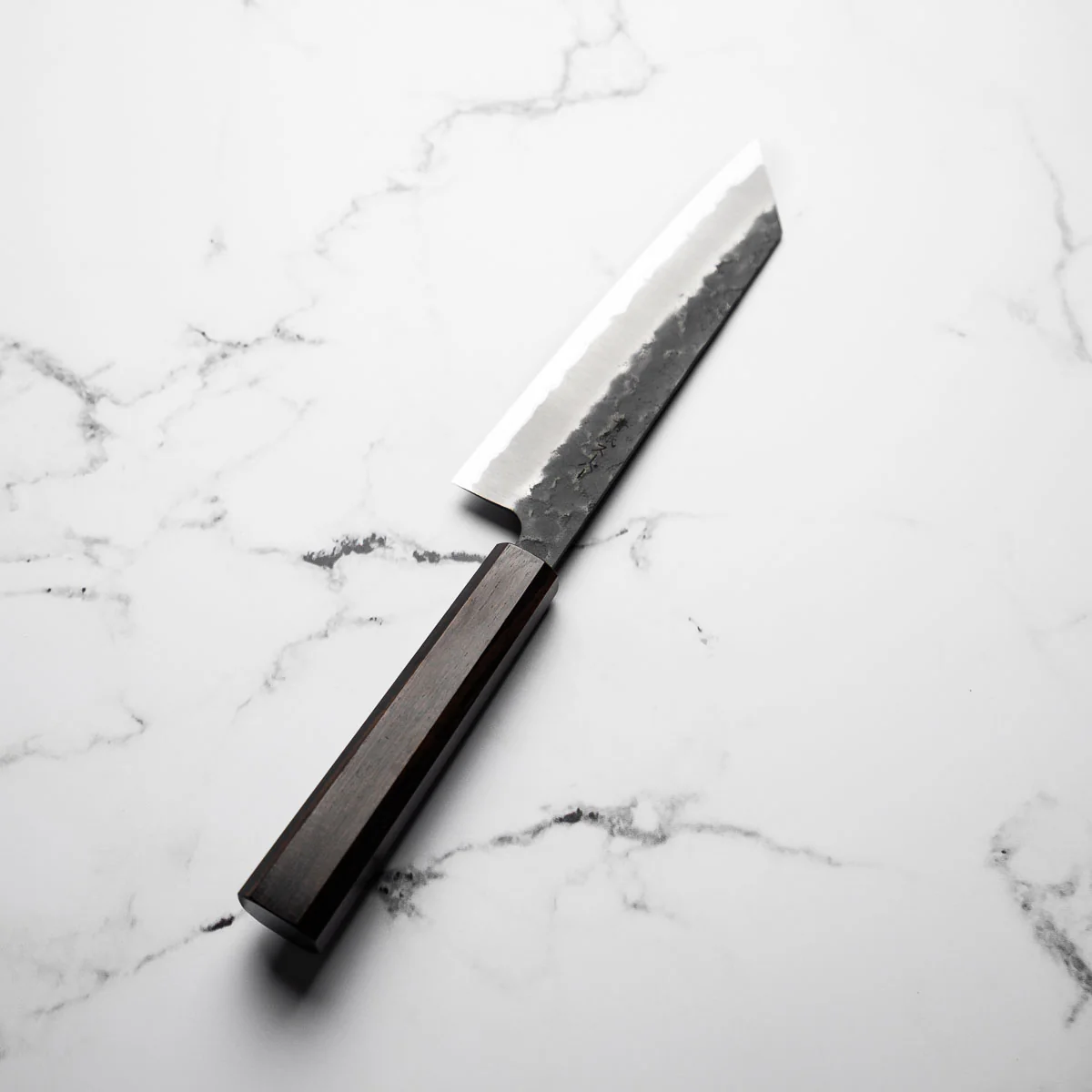 Tsunehisa Kurouchi Blue Super Nashiji Bunka 165mm - Ebony - Image 2