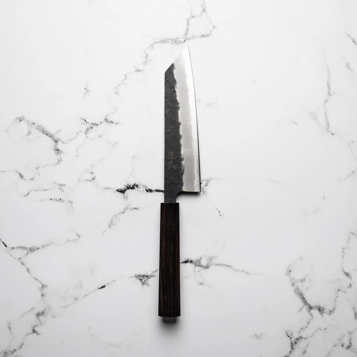 Tsunehisa Kurouchi Blue Super Nashiji Bunka 165mm - Ebony - Image 3