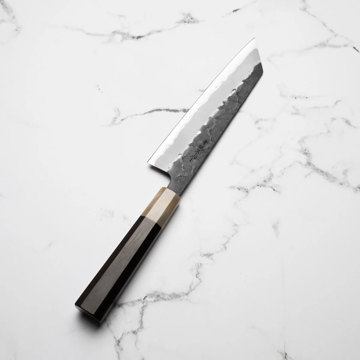Tsunehisa Kurouchi Blue Super Nashiji Bunka 165mm - Ebony & Blonde - Image 2