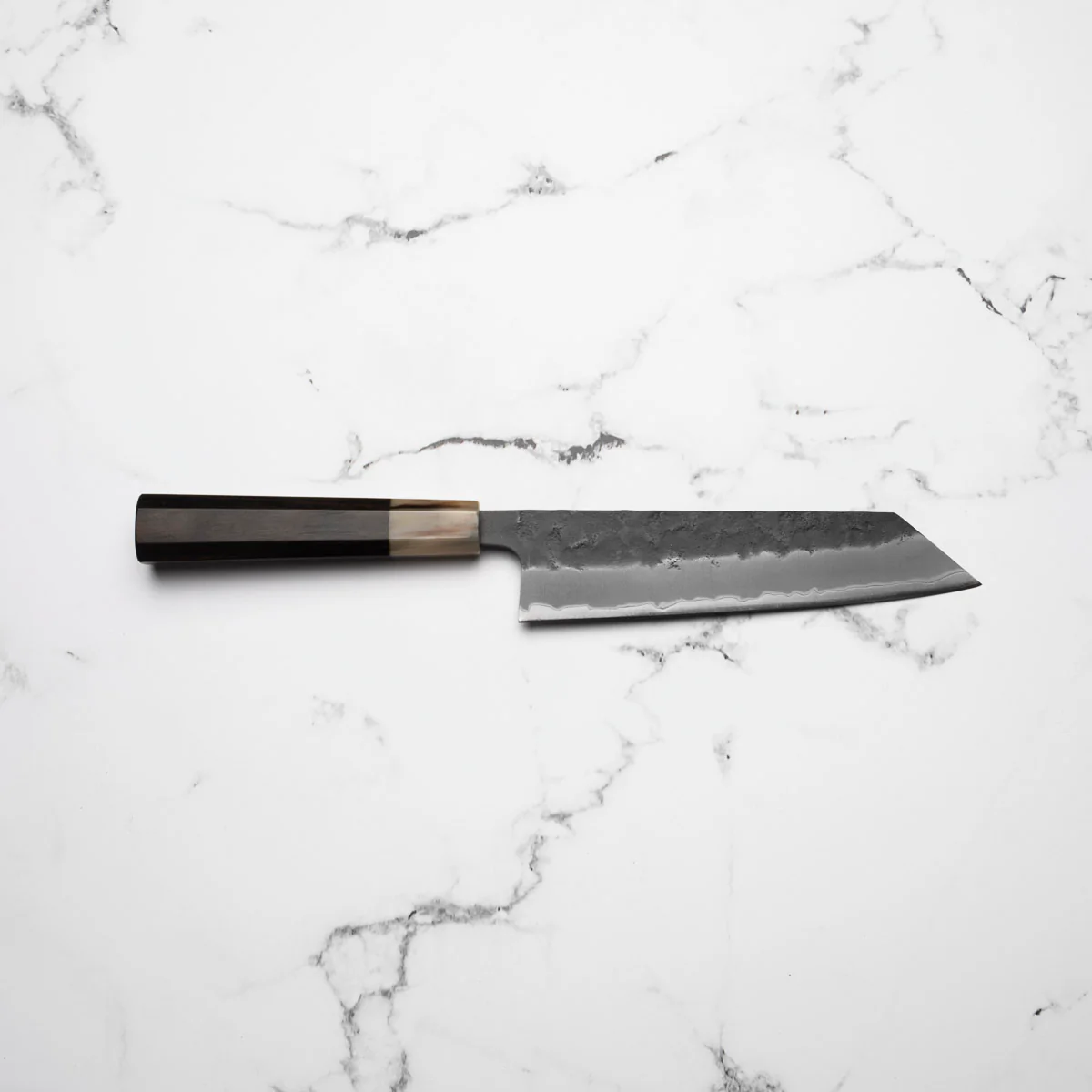 Tsunehisa Kurouchi Blue Super Nashiji Bunka 165mm - Ebony & Blonde - Image 4