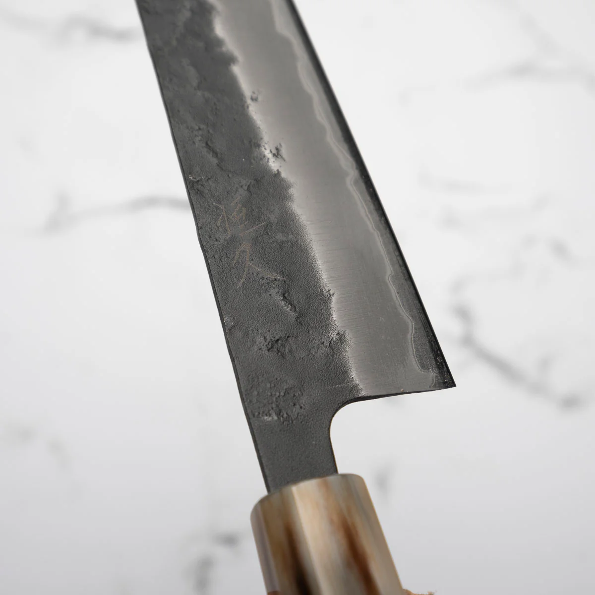 Tsunehisa Kurouchi Blue Super Nashiji Bunka 165mm - Ebony & Blonde - Image 6