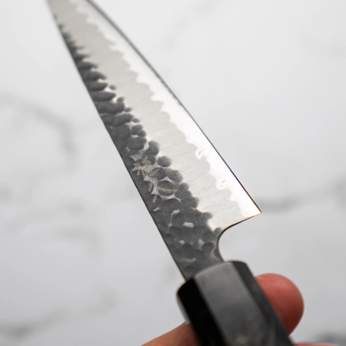 Tsunehisa Kurouchi Blue Super Petty 135mm - Maple - Image 4