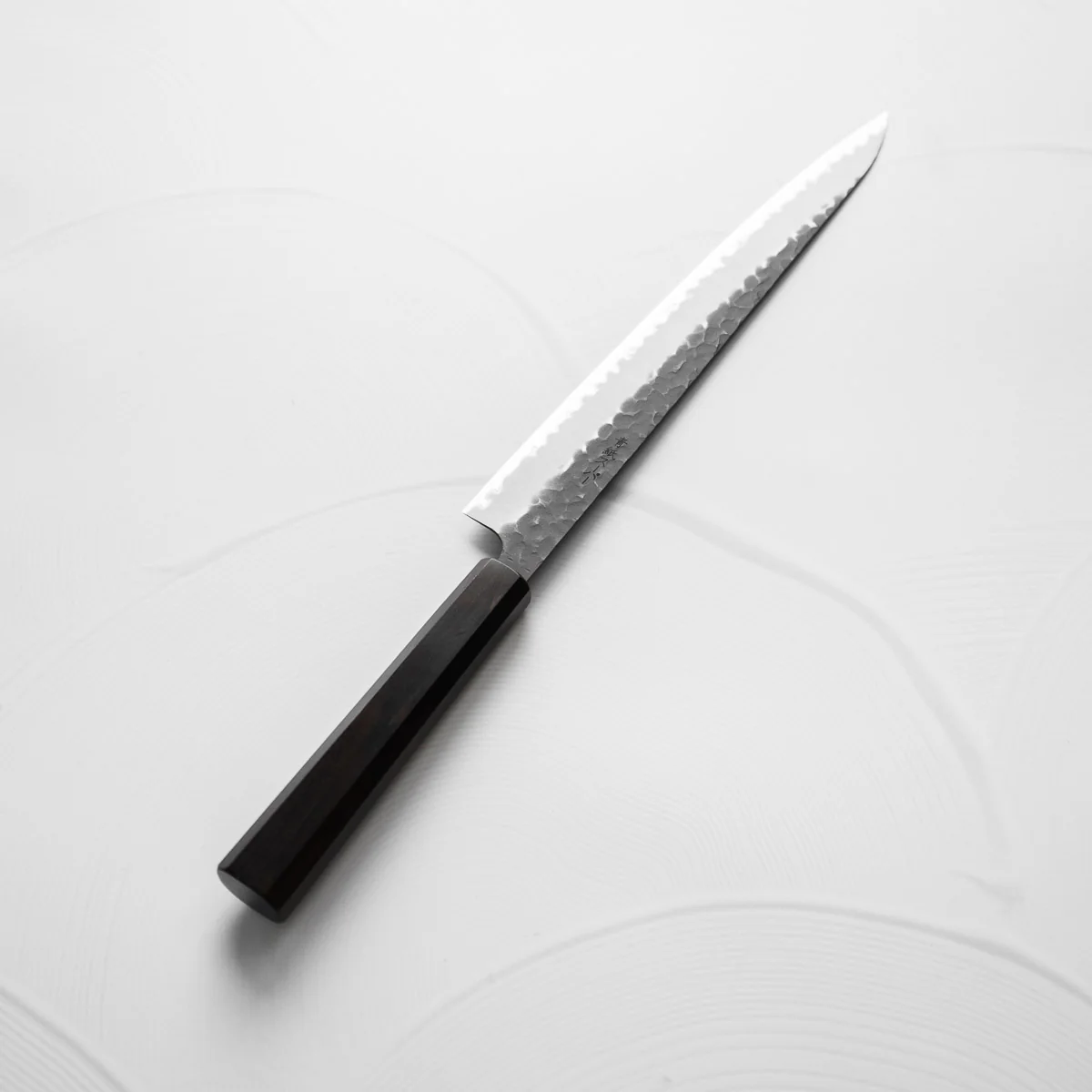 Tsunehisa Kurouchi Tsuchime Blue Super Sujihiki 270mm - Ebony - Image 2