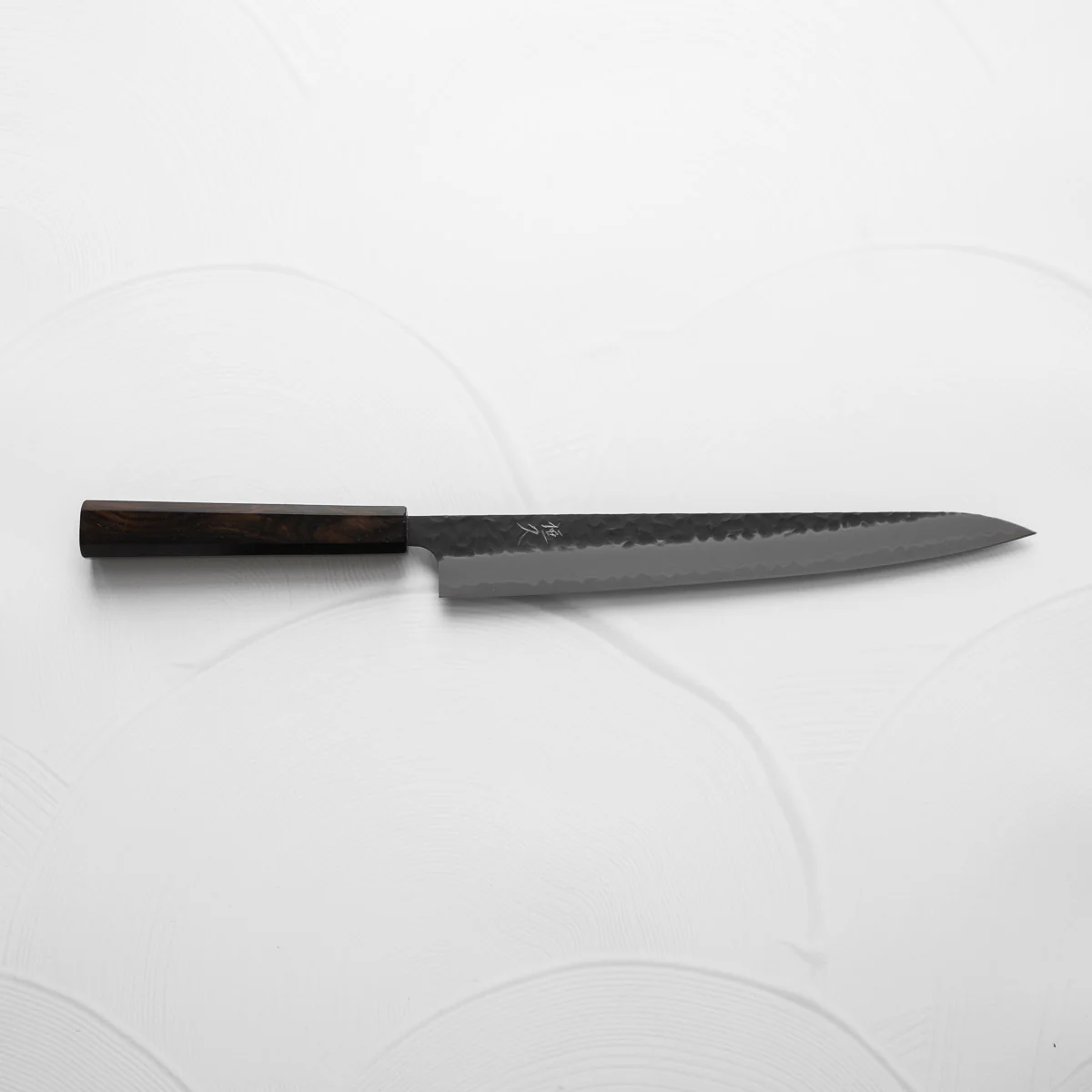 Tsunehisa Kurouchi Tsuchime Blue Super Sujihiki 270mm - Ebony - Image 3