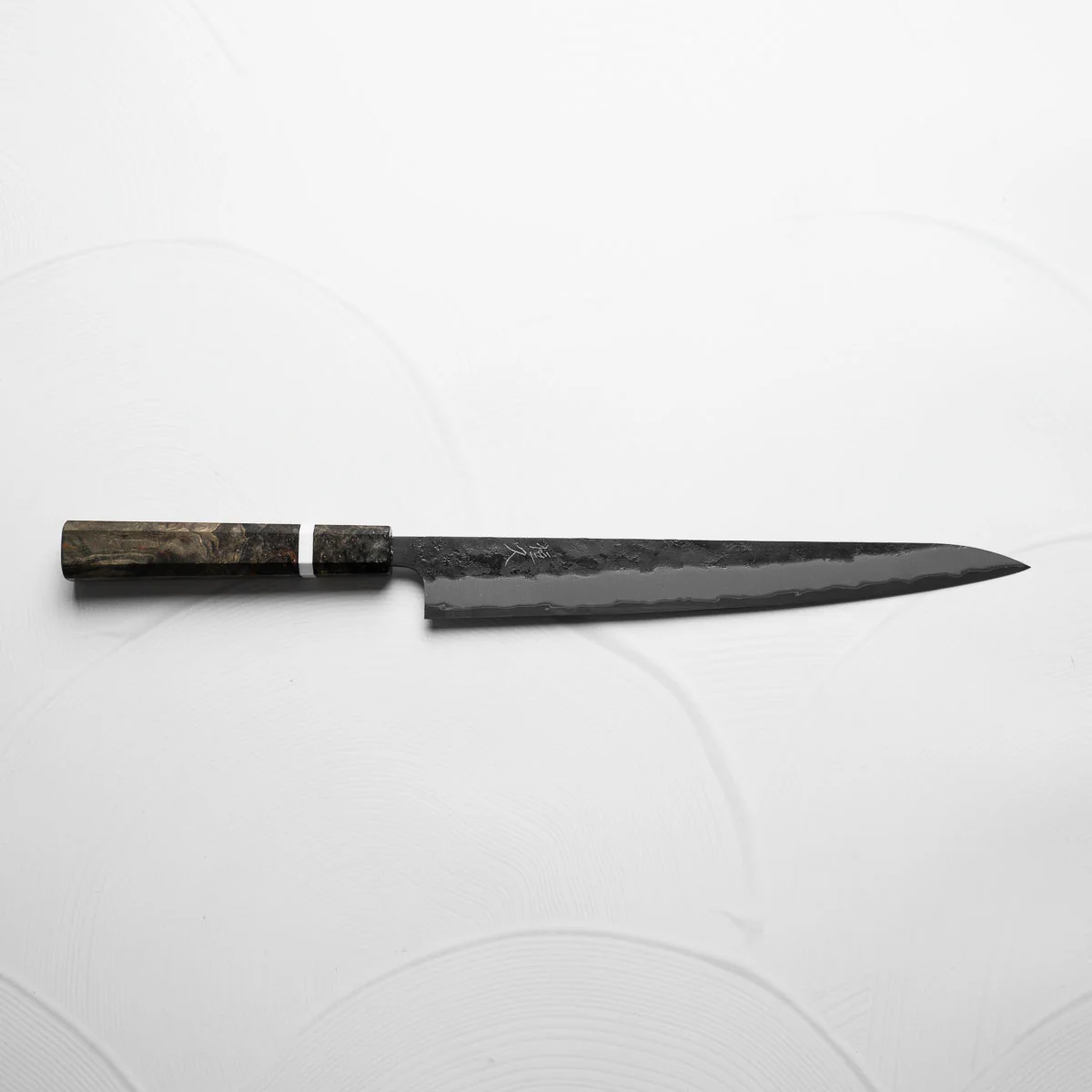 Tsunehisa Kurouchi Nashiji Blue Super Sujihiki 270mm - Maple - Image 3
