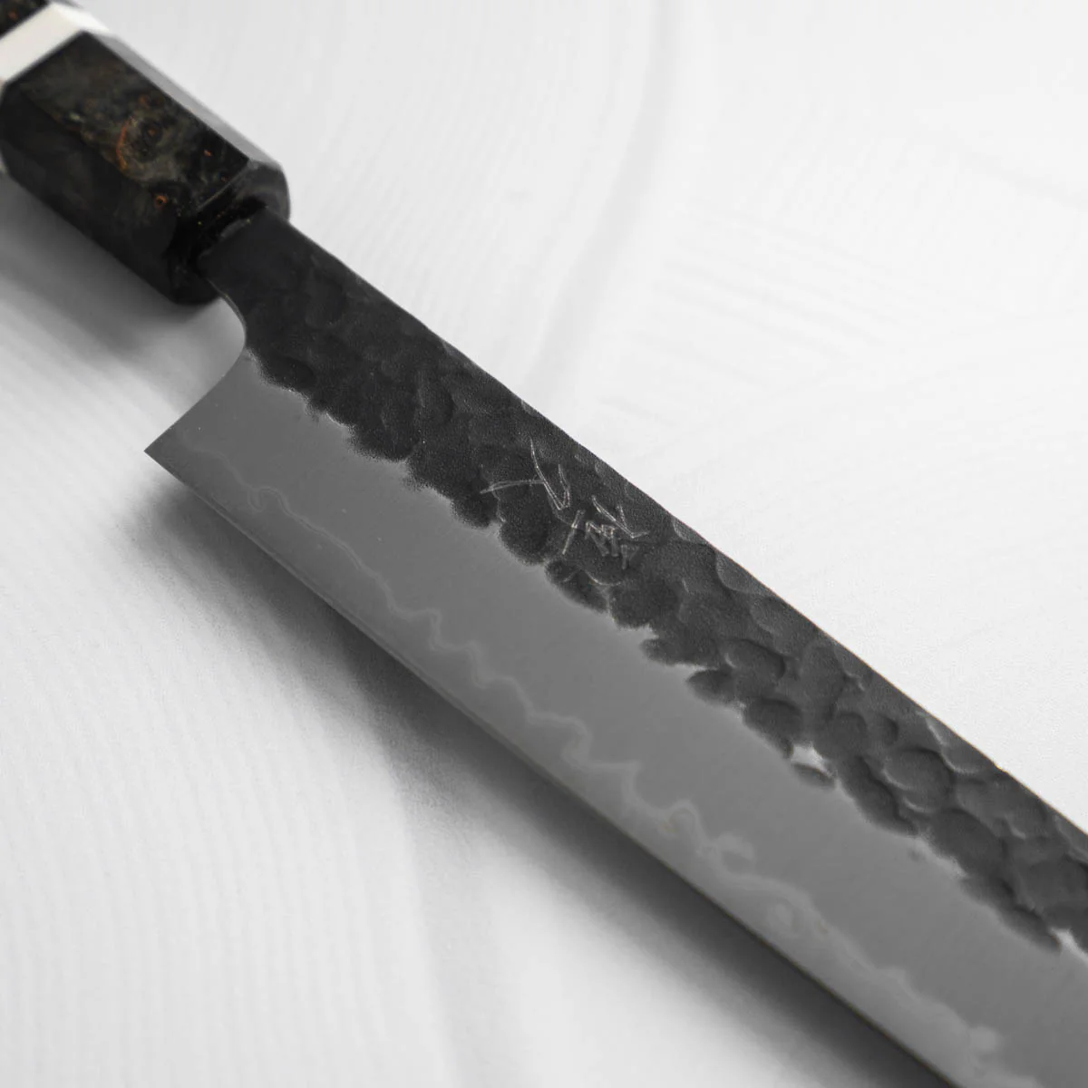 Tsunehisa Kurouchi Blue Super Tsuchime Sujihiki 270mm - Maple - Image 4