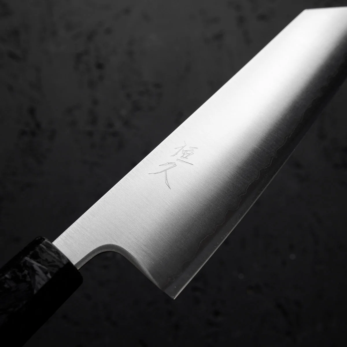 Tsunehisa Migaki Blue Super Bunka 170mm - Dark Carbon Fibre - Image 2