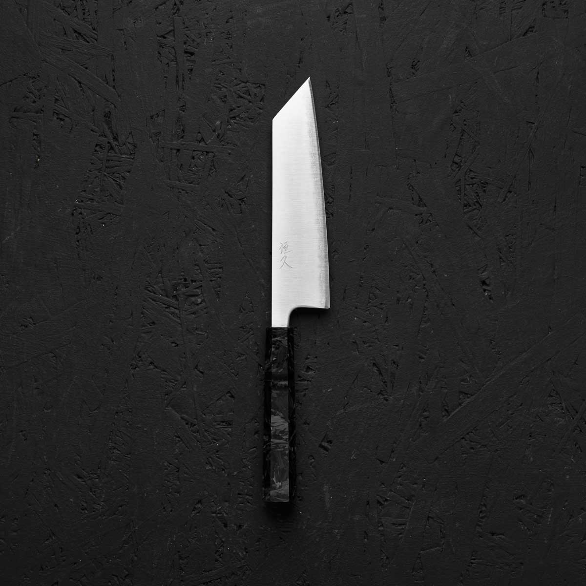 Tsunehisa Migaki Blue Super Bunka 170mm - Dark Carbon Fibre - Image 3