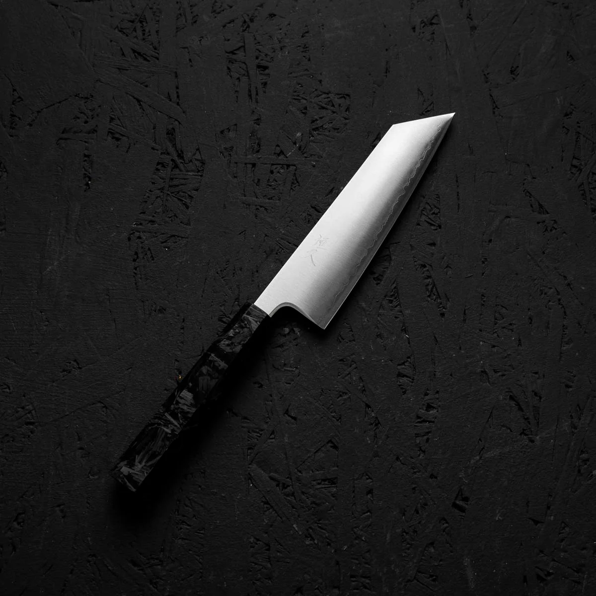 Tsunehisa Migaki Blue Super Bunka 170mm - Dark Carbon Fibre - Image 4