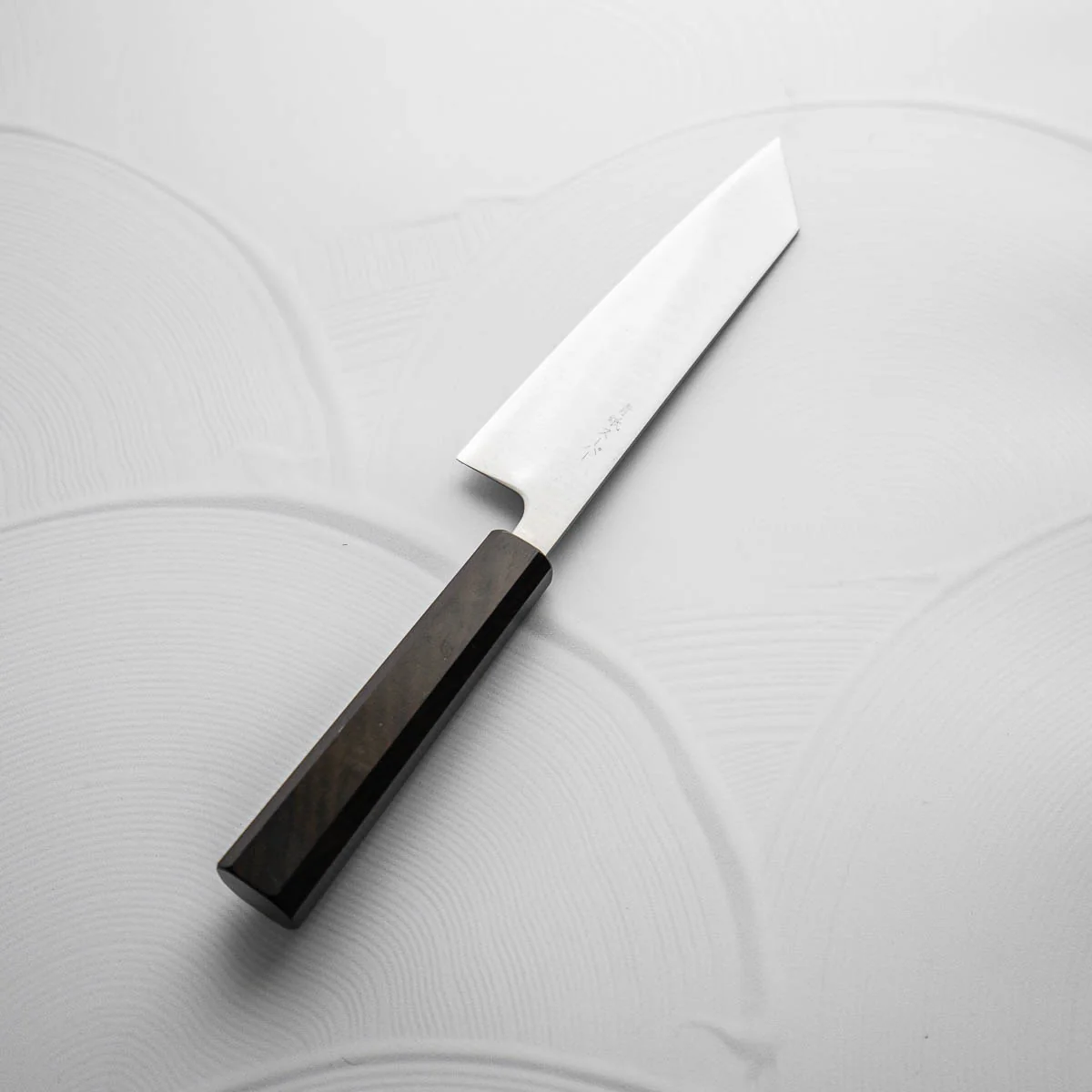 Tsunehisa Migaki Blue Super Bunka 170mm - Ebony - Image 6