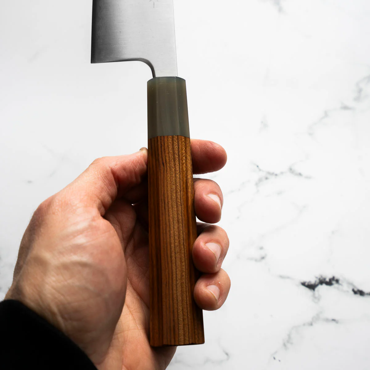 Tsunehisa Migaki Blue Super Gyuto 210mm - Quince - Image 9