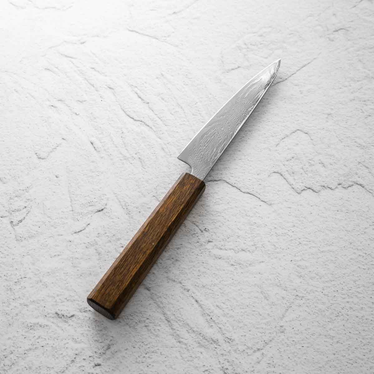 Tsunehisa AUS-10 Nami Damascus Petty 135mm - Image 6