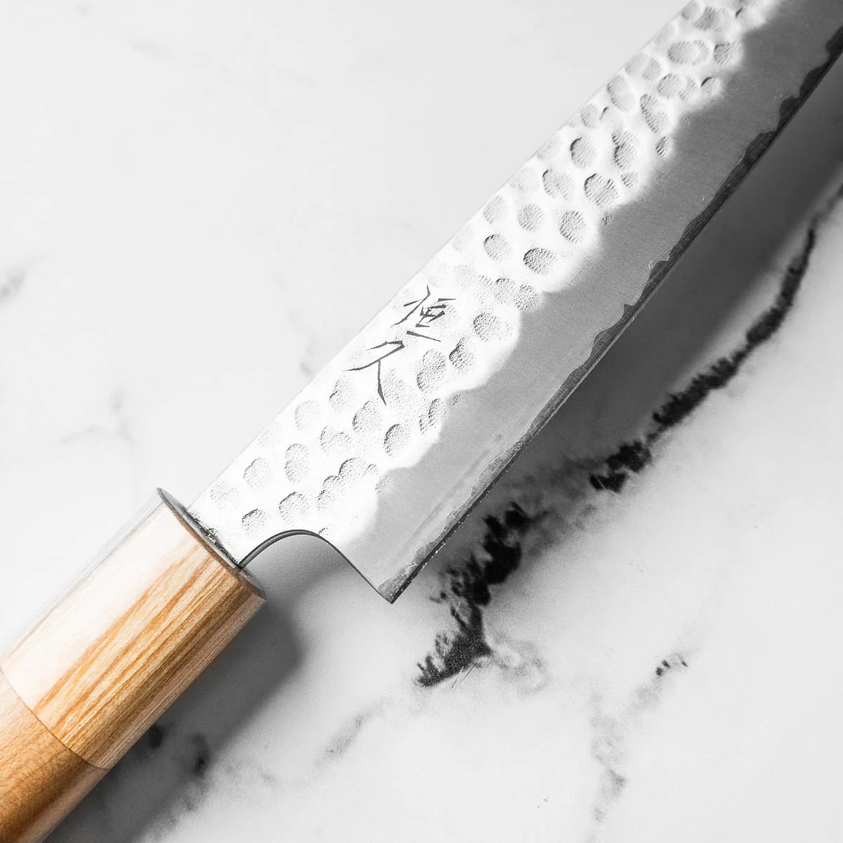 Tsunehisa White 2 Stainless Clad Tsuchime Petty 135mm - Image 4