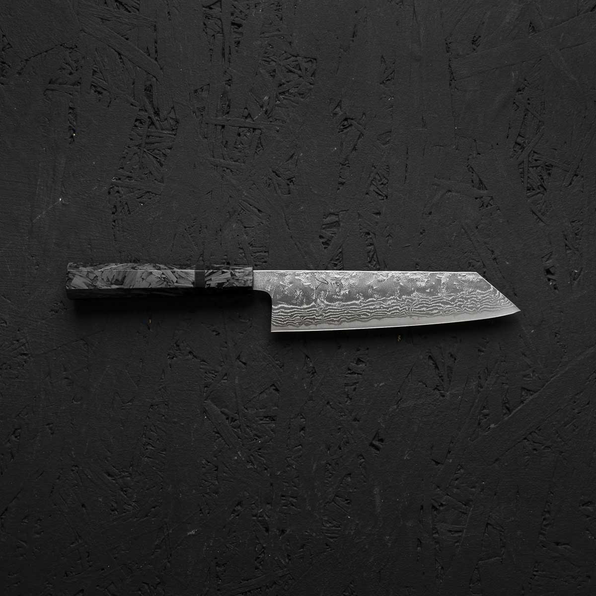 Tsunehisa Swedish Stainless Washiji Bunka 165mm - Dark Carbon Fibre - Image 6