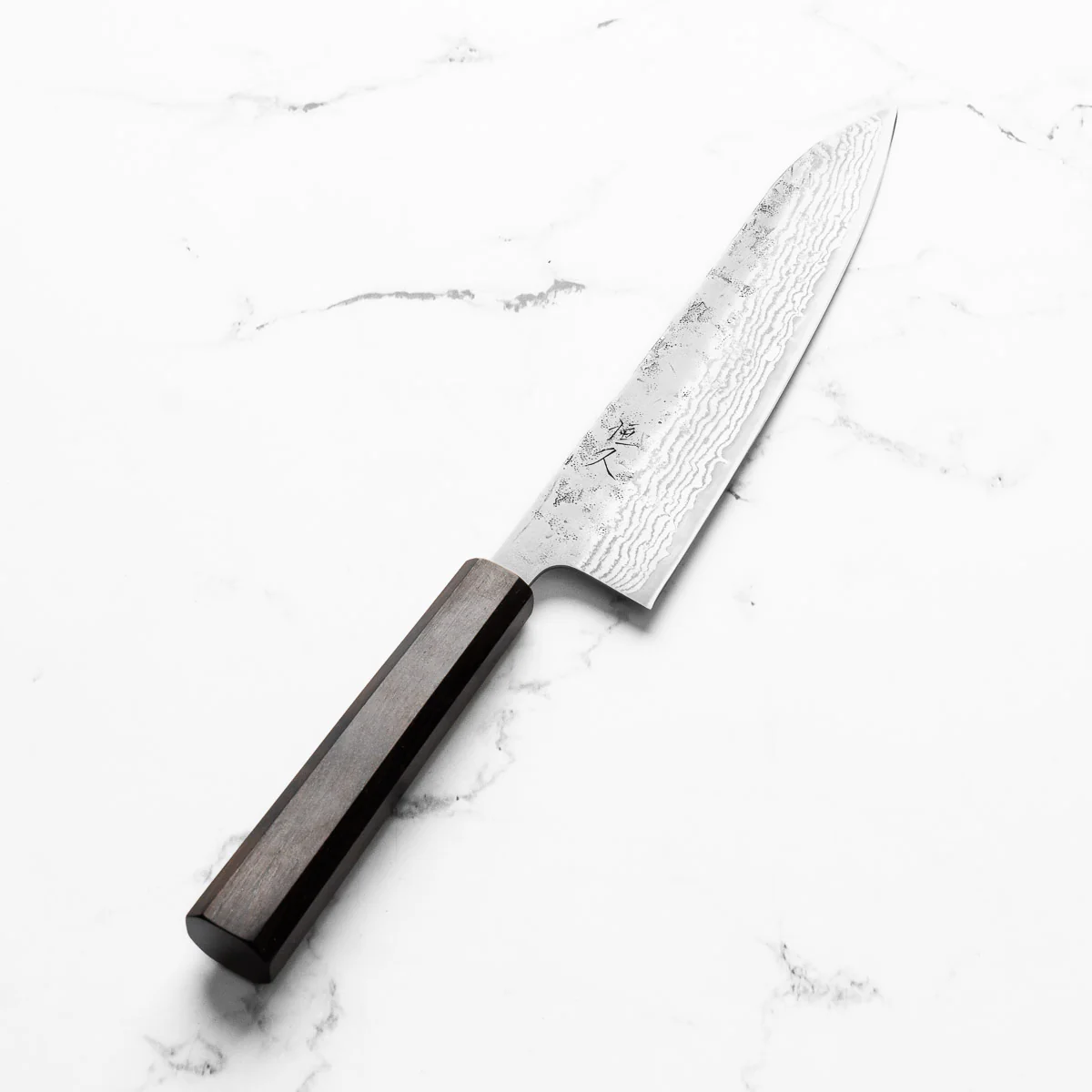 Tsunehisa Swedish Stainless Washiji Gyuto 210mm - Ebony - Image 2
