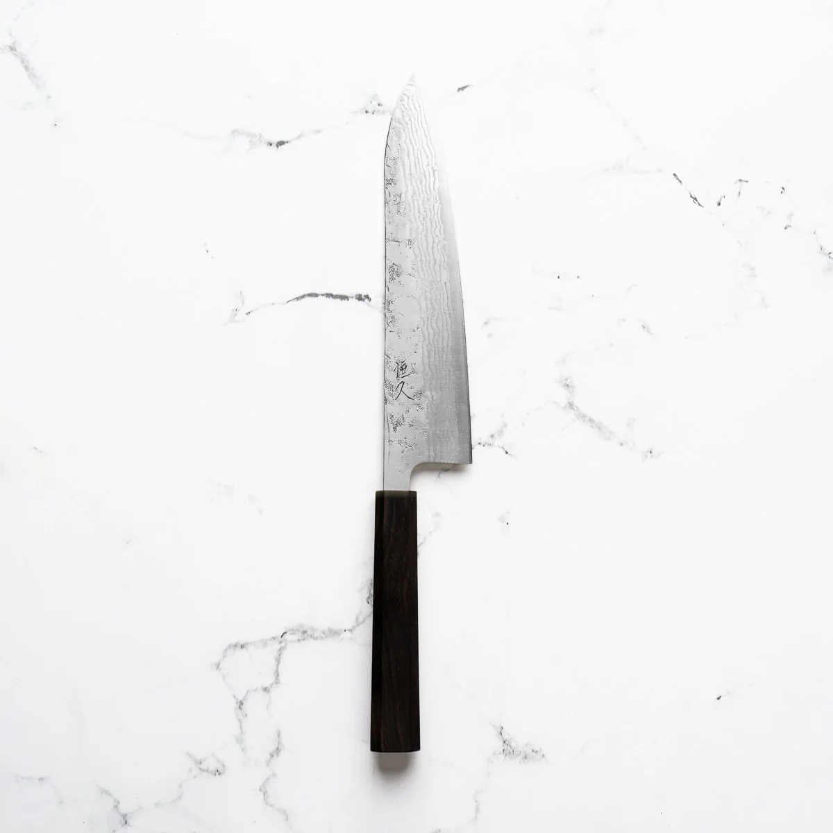 Tsunehisa Swedish Stainless Washiji Gyuto 210mm - Ebony - Image 3