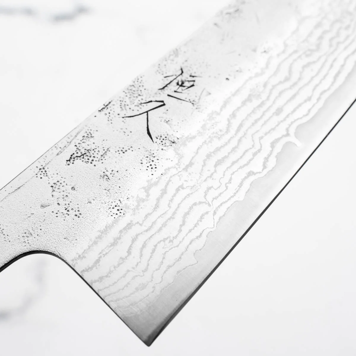 Tsunehisa Swedish Stainless Washiji Gyuto 210mm - Ebony - Image 5