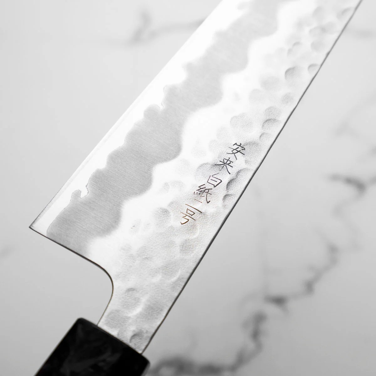 Tsunehisa White 2 Stainless Clad Tsuchime Bunka 165mm - Carbon Fibre - Image 7