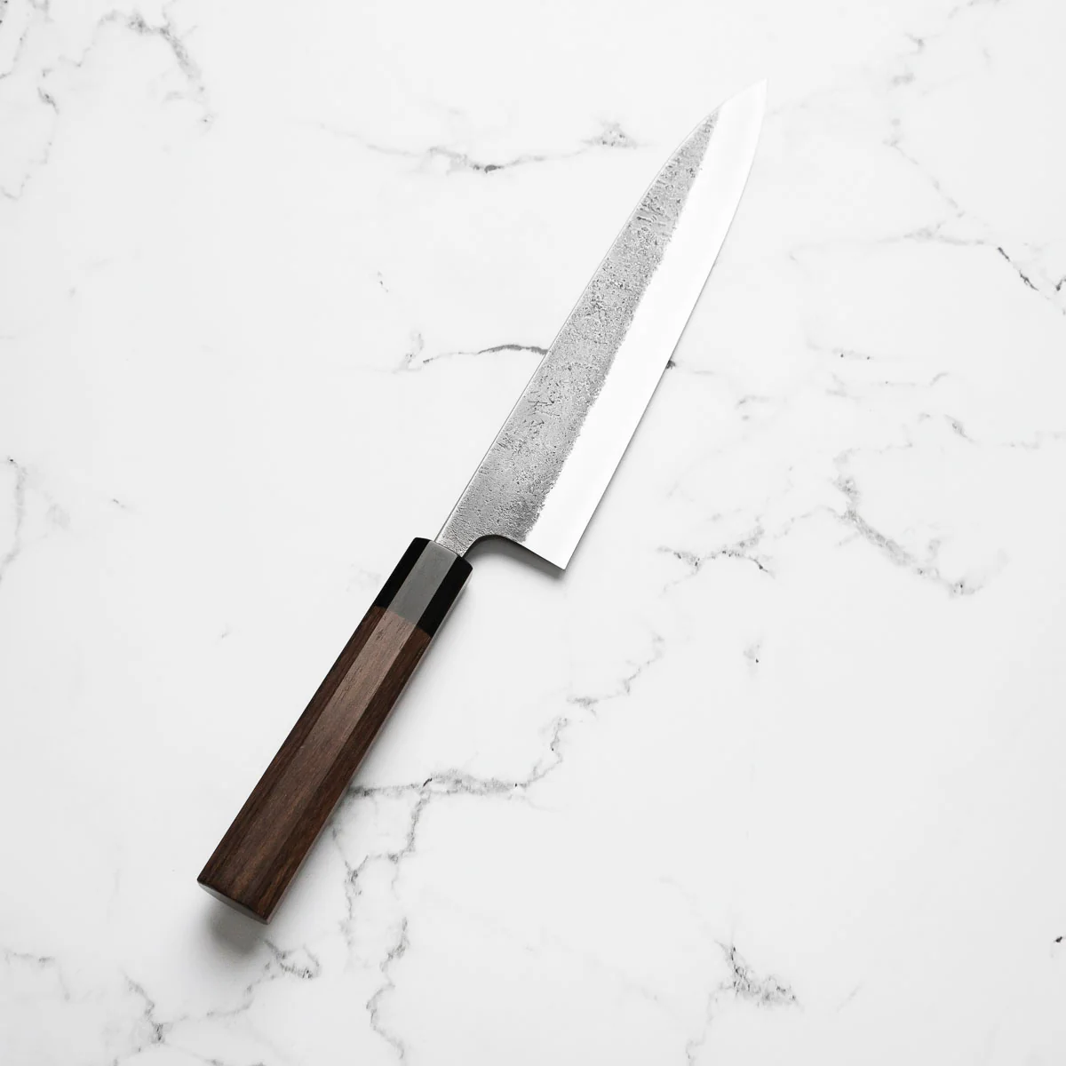 Wakui White 2 Stainless Clad Nashiji Gyuto 240mm - Image 2