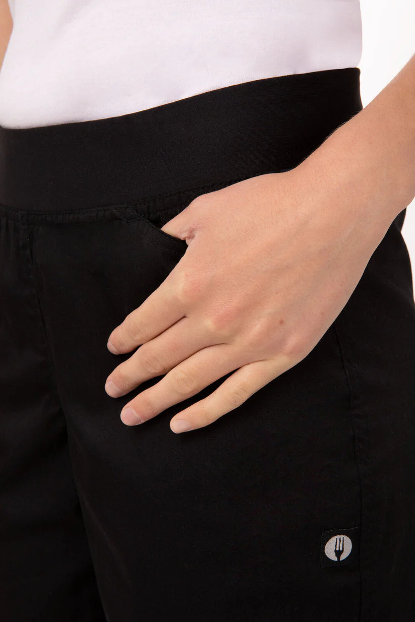 Women's Lightweight Slim Chef Pants - Image 5