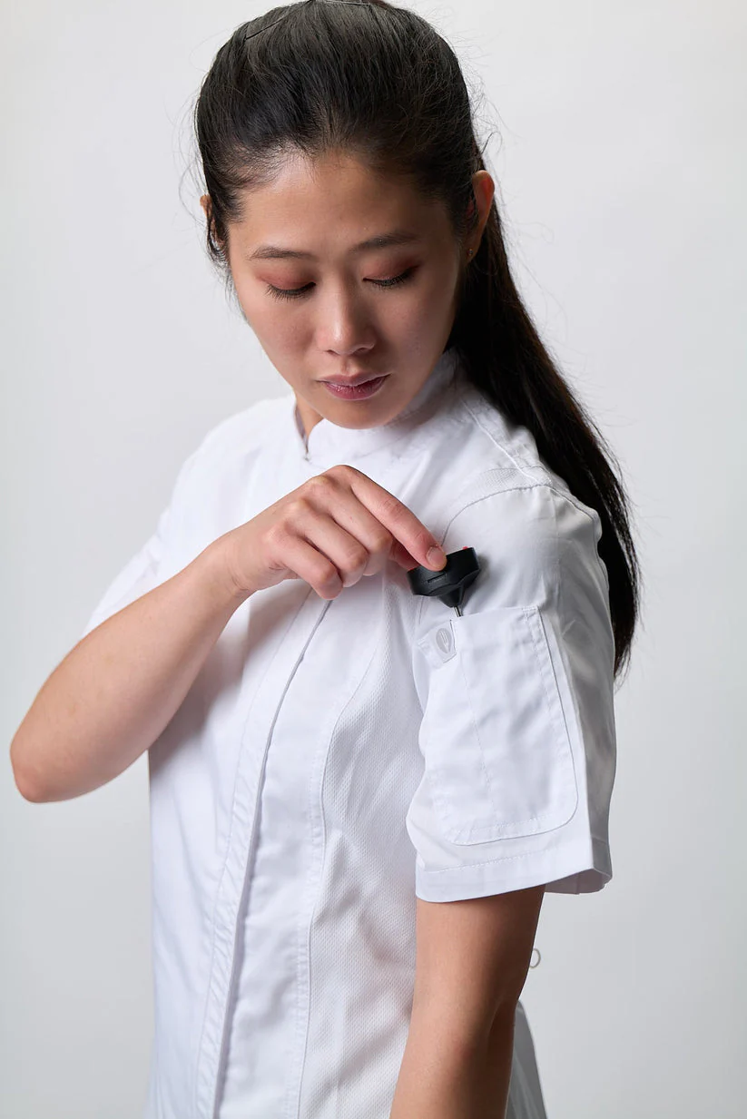 Women's Springfield Chef Jacket - White - Image 2