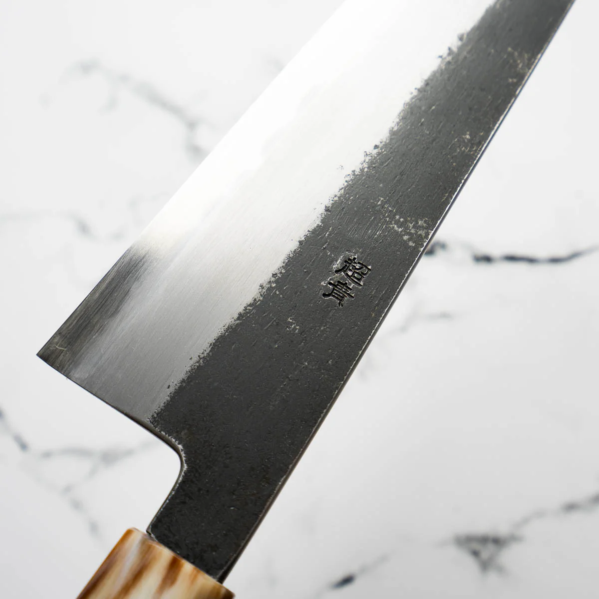 Y. Tanaka x Sakai Kikumori Blue Super Kurouchi Gyuto 240mm - Image 2