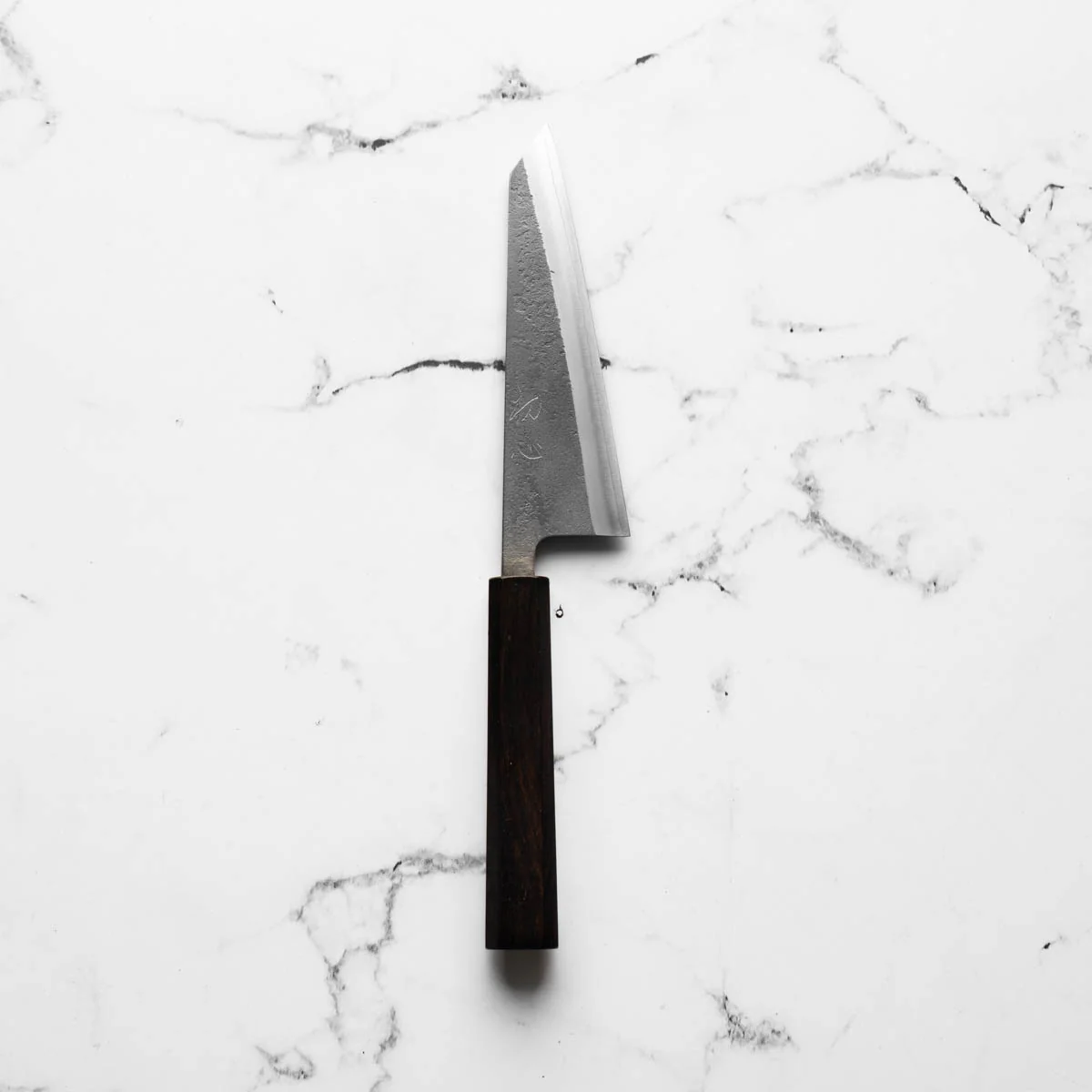 Yoshikane Hamono SKD Nashiji Honesuki 150mm - Ebony - Image 3