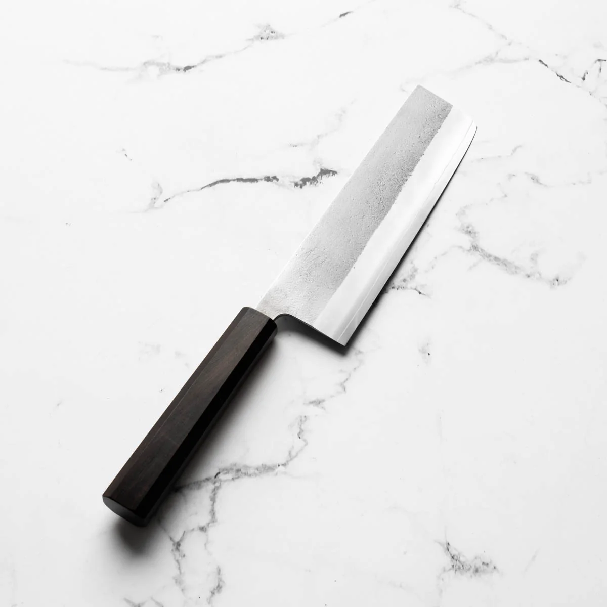 Yoshikane (Hatsukokoro) SKD Nashiji Nakiri 165mm - Ebony - Image 2
