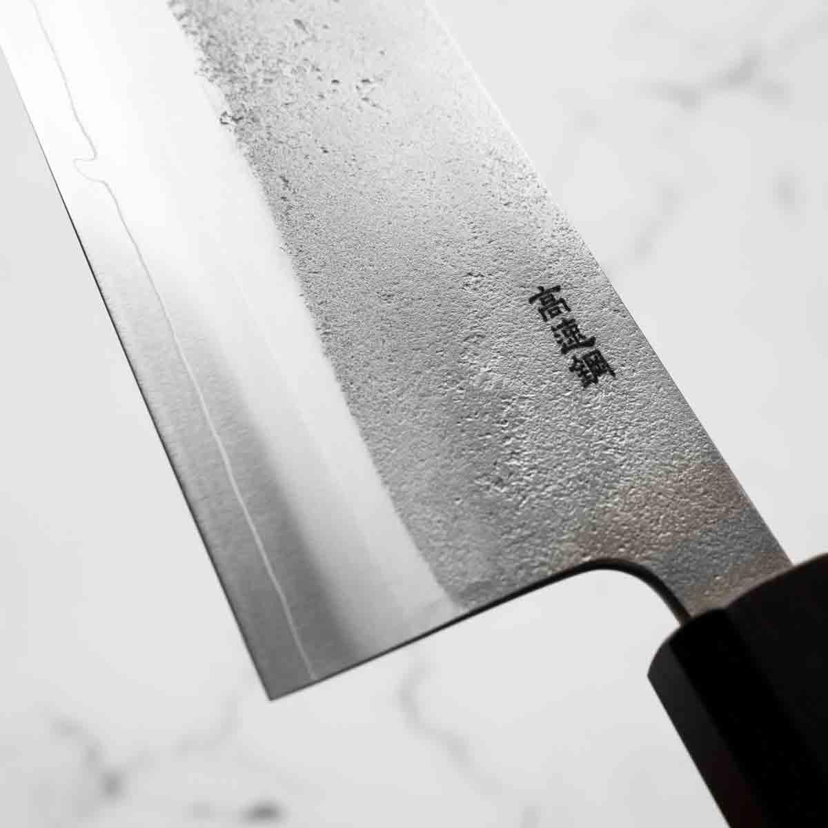 Yoshikane (Hatsukokoro) SKD Nashiji Nakiri 165mm - Ebony - Image 6