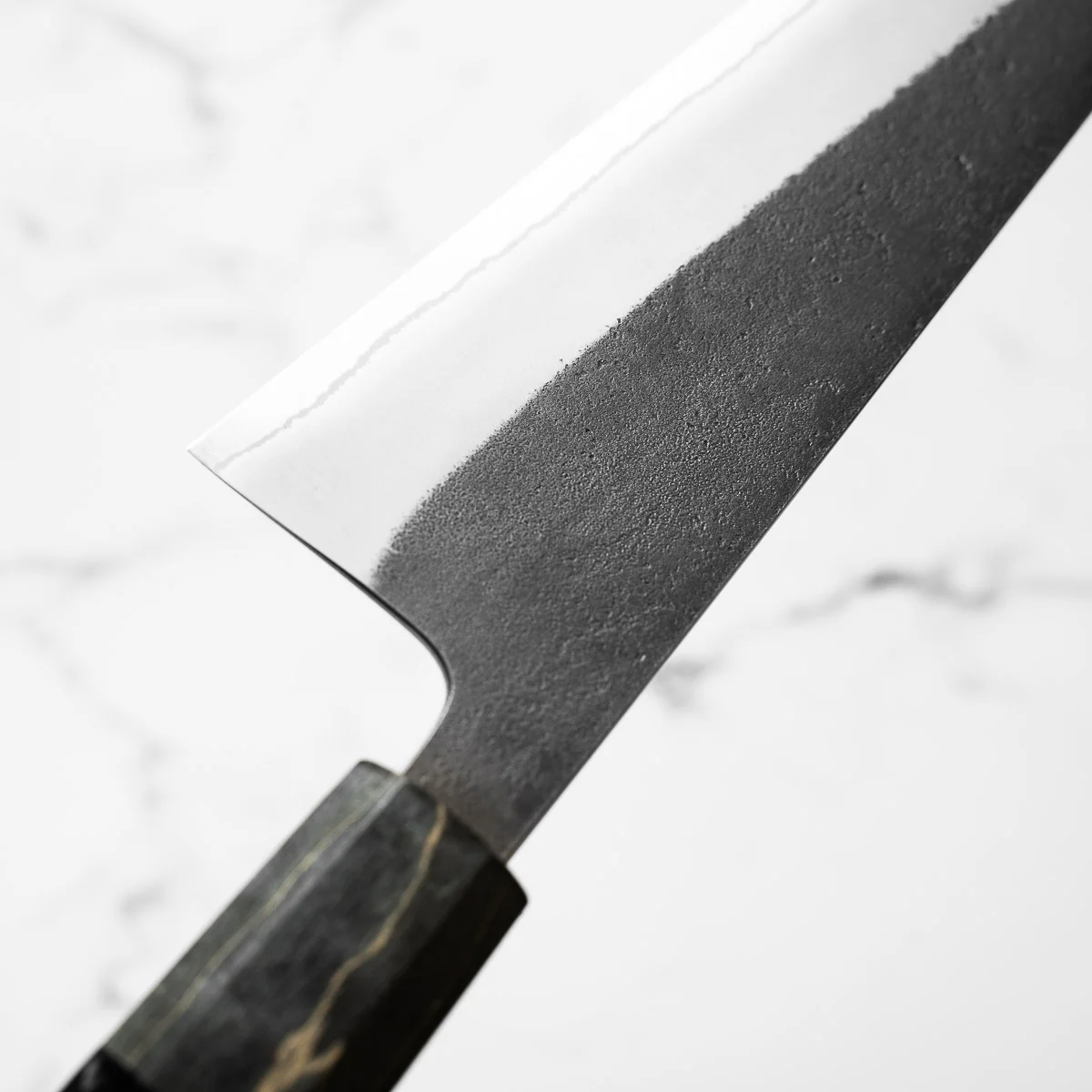 Yoshikane (Hatsukokoro) White 2 Nashiji Bunka 165mm - Dark Maple - Image 8