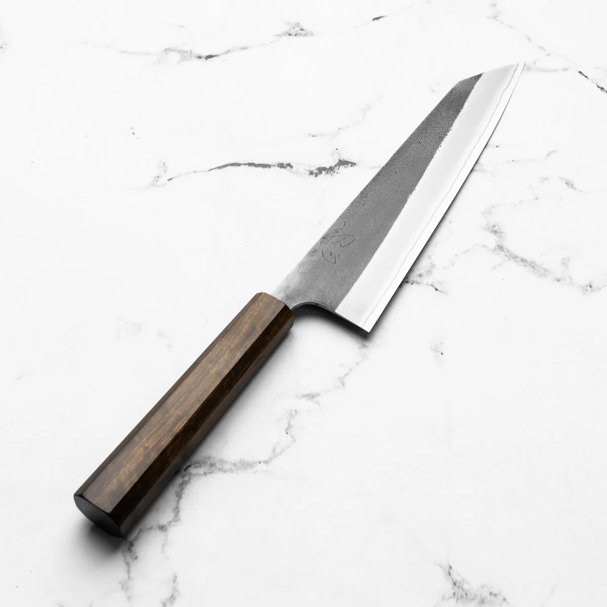Yoshikane (Hatsukokoro) White 2 Kurouchi Nashiji SSClad Kiritsuke 210mm - Bubinga - Image 2