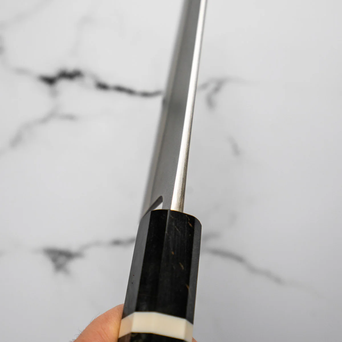 Yoshikane (Hatsukokoro) White 2 Nashiji Bunka 165mm - Maple - Image 5