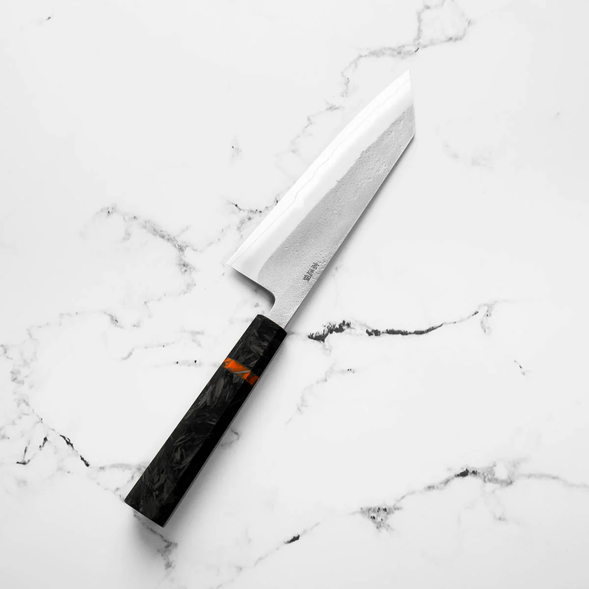 Yoshikane (Hatsukokoro) SKD Nashiji Bunka 165mm - Carbon Fibre - Image 2