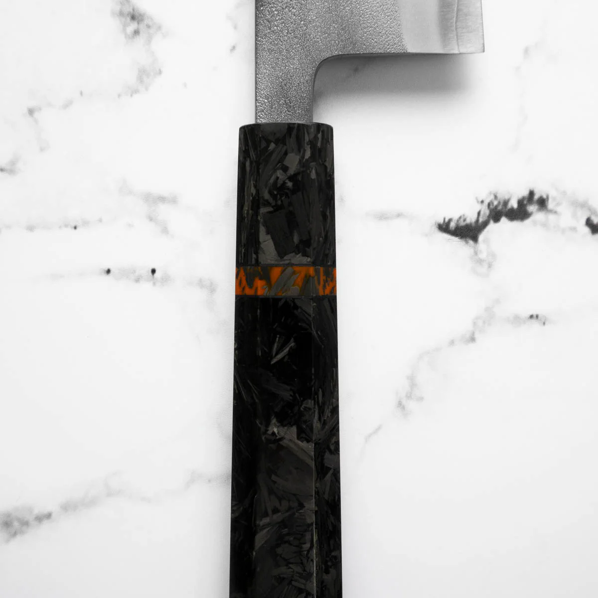 Yoshikane (Hatsukokoro) SKD Nashiji Bunka 165mm - Carbon Fibre - Image 5