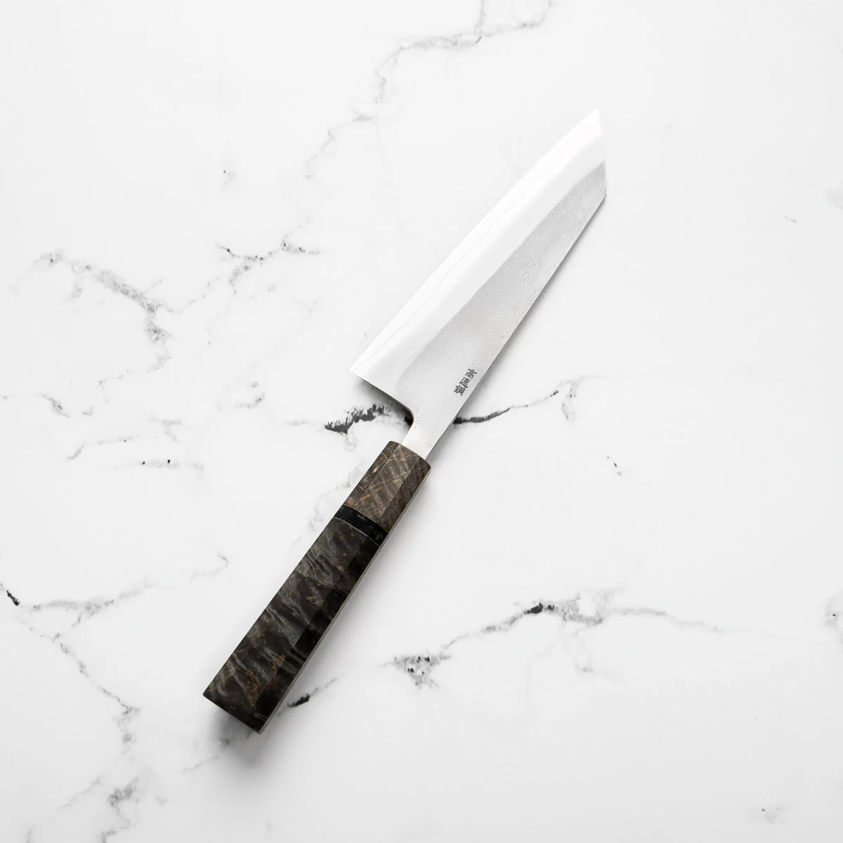Yoshikane (Hatsukokoro) SKD Nashiji Bunka 165mm - Dark Maple - Image 9