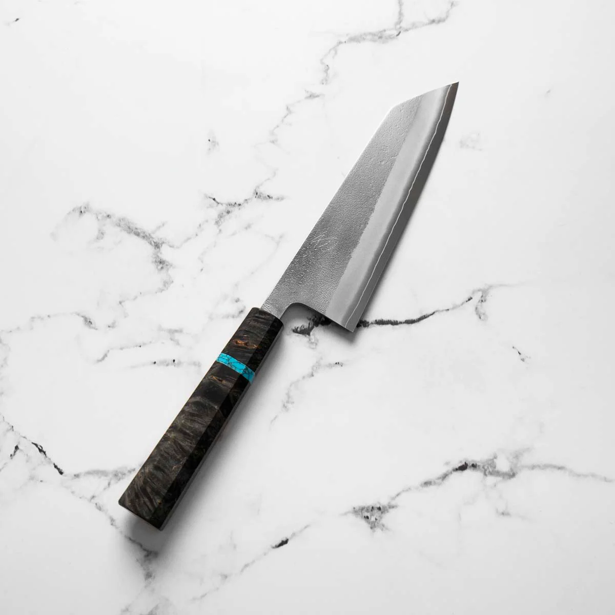 Yoshikane (Hatsukokoro) SKD Nashiji Bunka 165mm - Maple Turquoise - Image 2