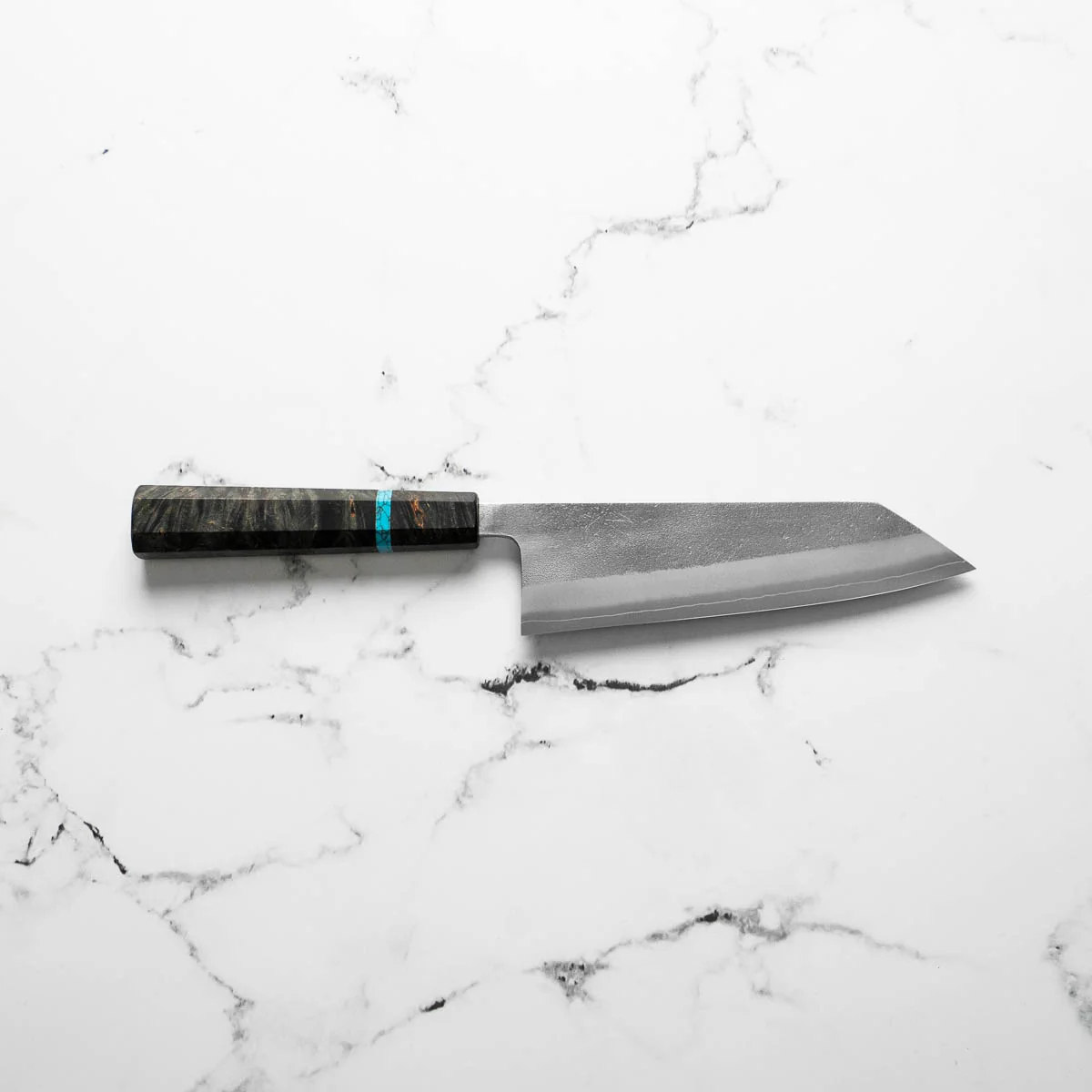 Yoshikane (Hatsukokoro) SKD Nashiji Bunka 165mm - Maple Turquoise - Image 4