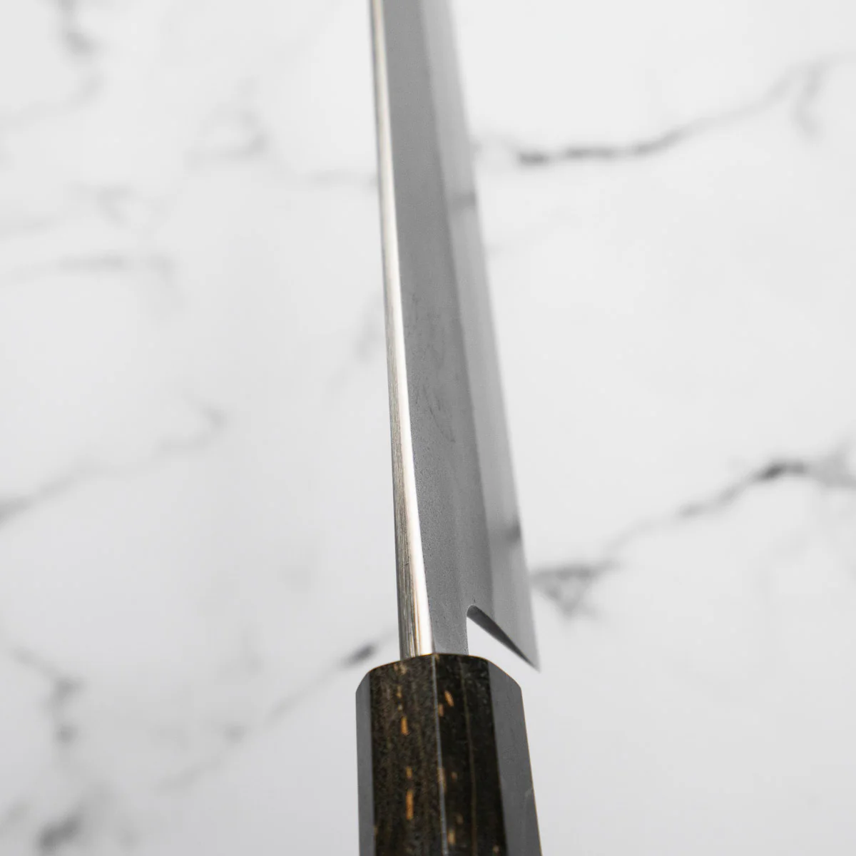 Yoshikane (Hatsukokoro) SKD Nashiji Gyuto 210mm - Dark Maple - Image 4