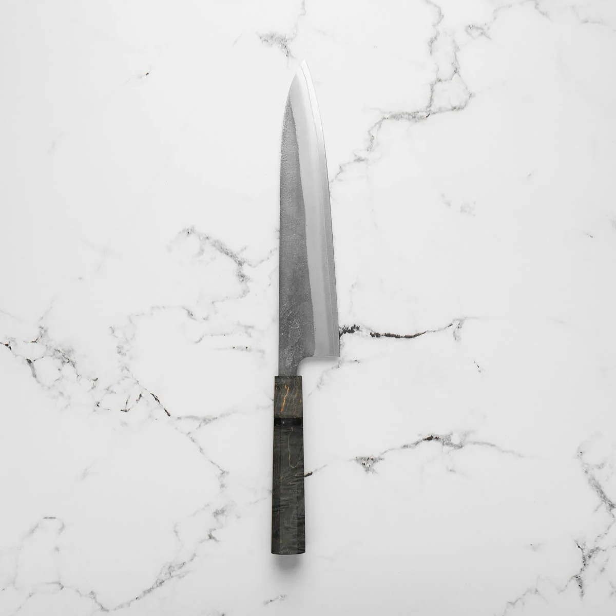 Yoshikane (Hatsukokoro) SKD Nashiji Gyuto 240mm - Dark Maple - Image 3