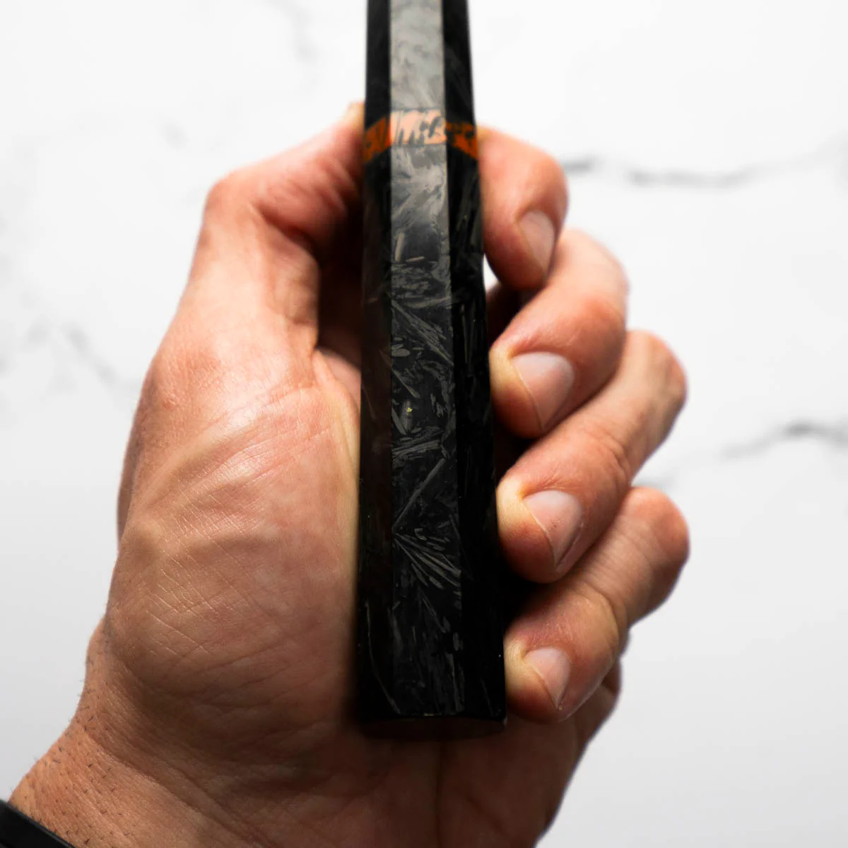 Yoshikane (Hatsukokoro) SKD Nashiji Nakiri 165mm - Carbon Fibre - Image 10