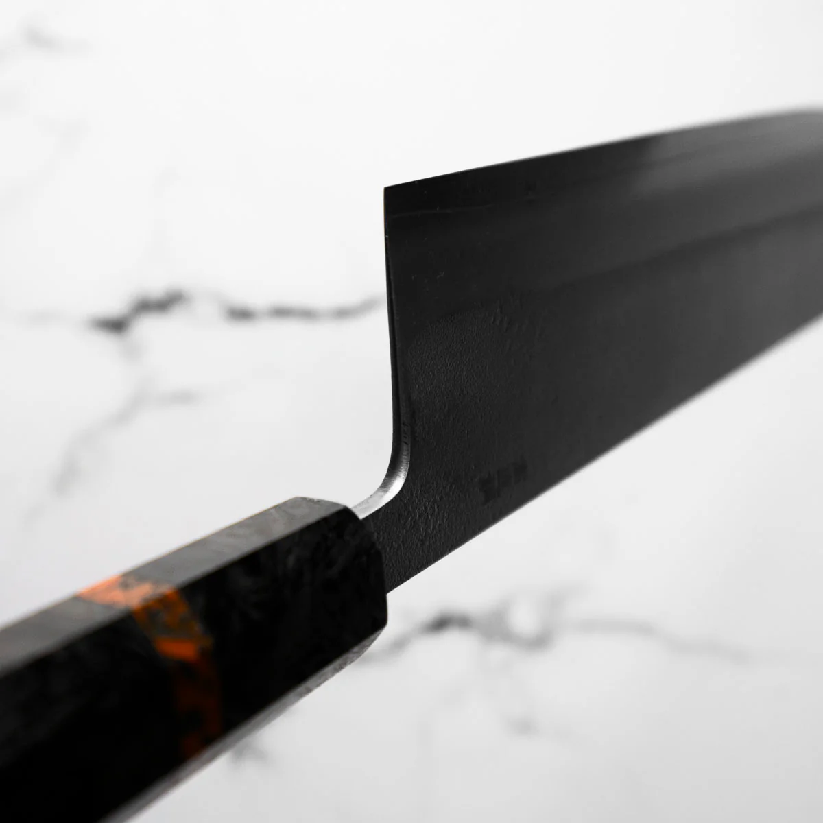 Yoshikane (Hatsukokoro) SKD Nashiji Nakiri 165mm - Carbon Fibre - Image 6