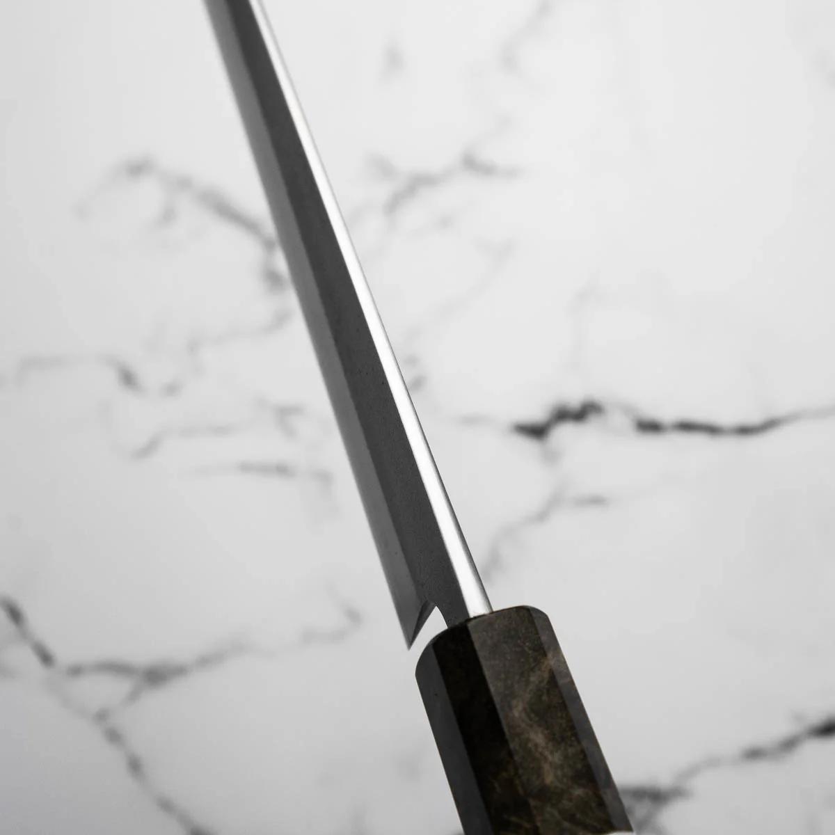 Yoshikane (Hatsukokoro) White 2 Nashiji Sujihiki 240mm - Image 11