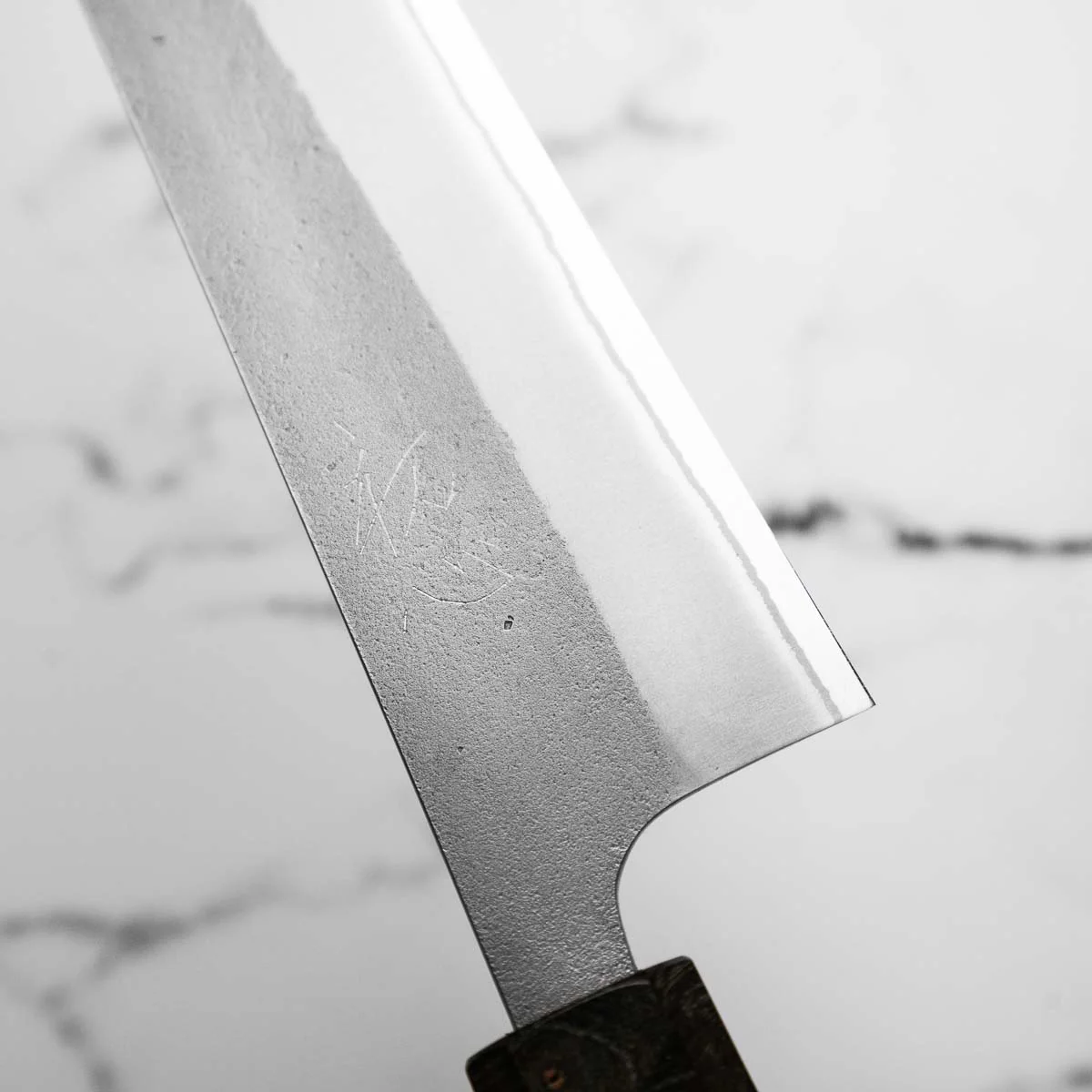 Yoshikane (Hatsukokoro) White 2 Nashiji Sujihiki 240mm - Image 6
