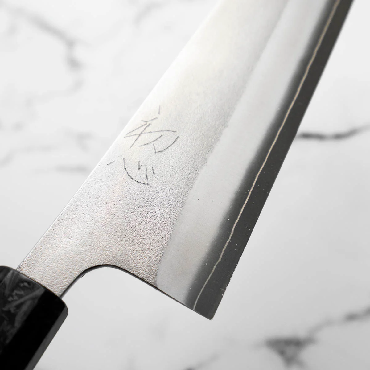 Yoshikane (Hatsukokoro) SKD Nashiji Kiritsuke 210mm - Carbon Fibre - Image 8