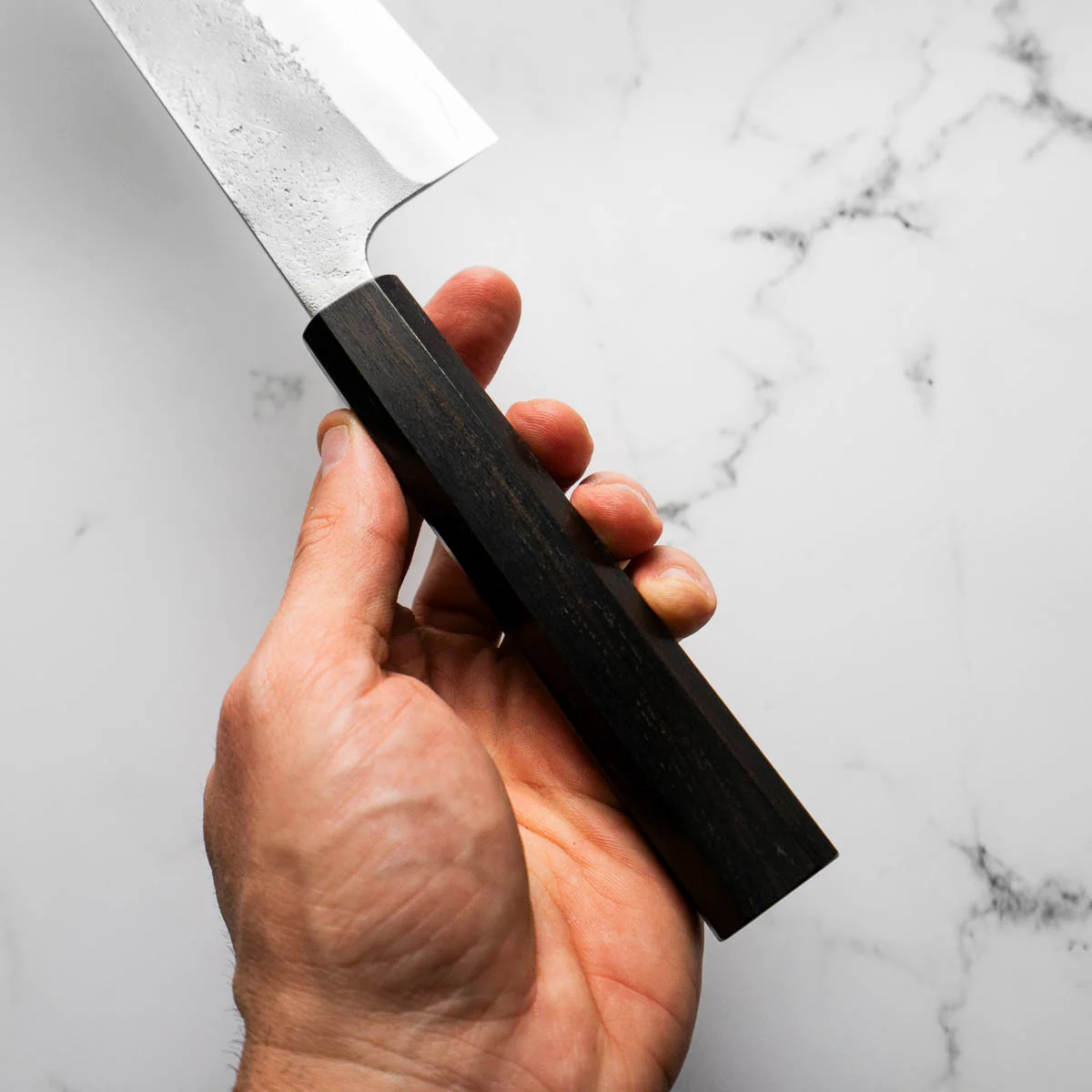 Yoshikane (Hatsukokoro) SKD Nashiji Kiritsuke 210mm - Ebony - Image 2