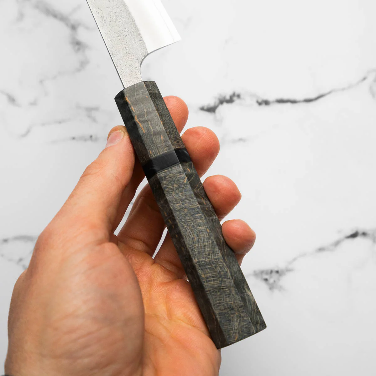 Yoshikane (Hatsukokoro) SKD Nashiji Petty 150mm - Dark Maple - Image 8