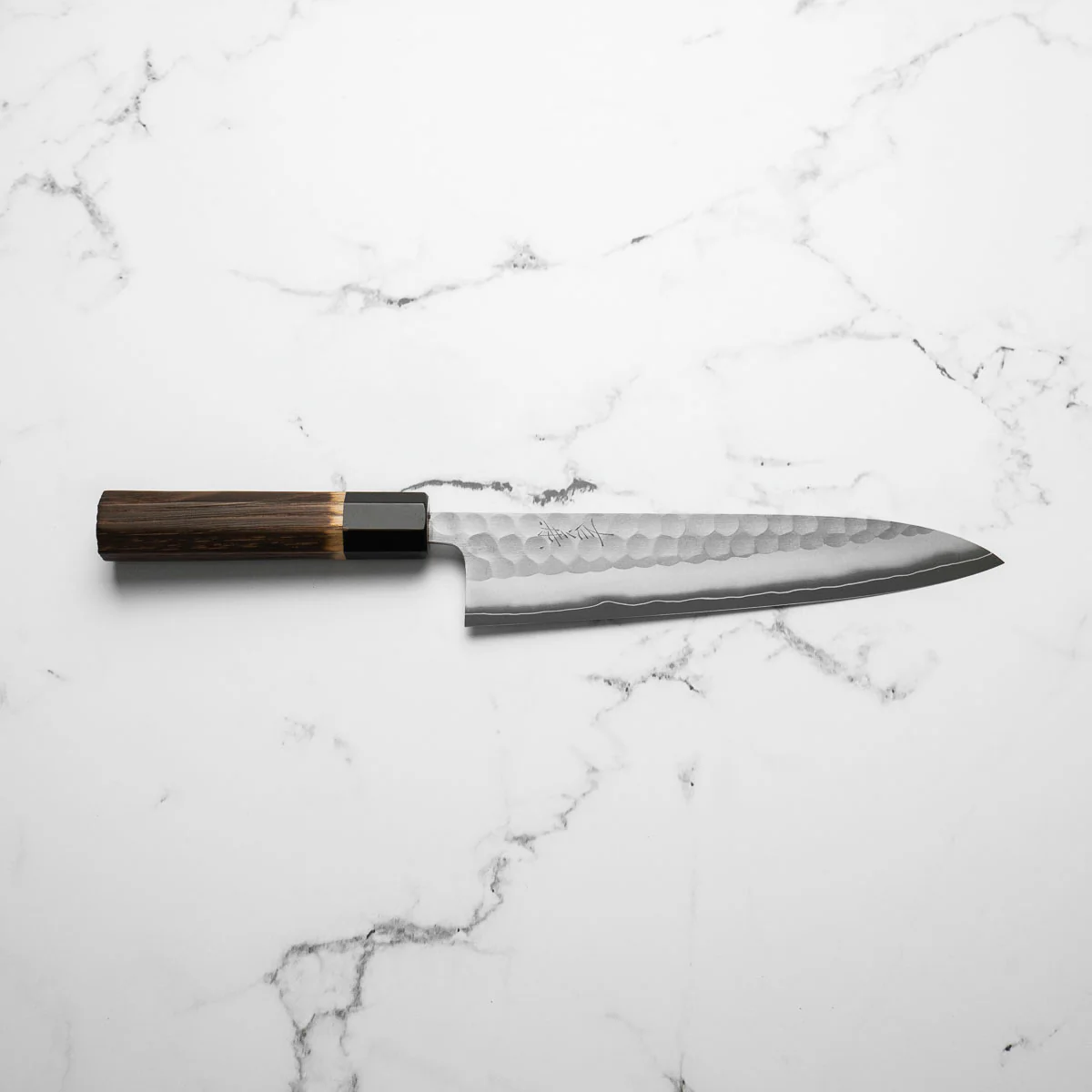 Yoshikane SKD Tsuchime Gyuto 210mm - Image 8