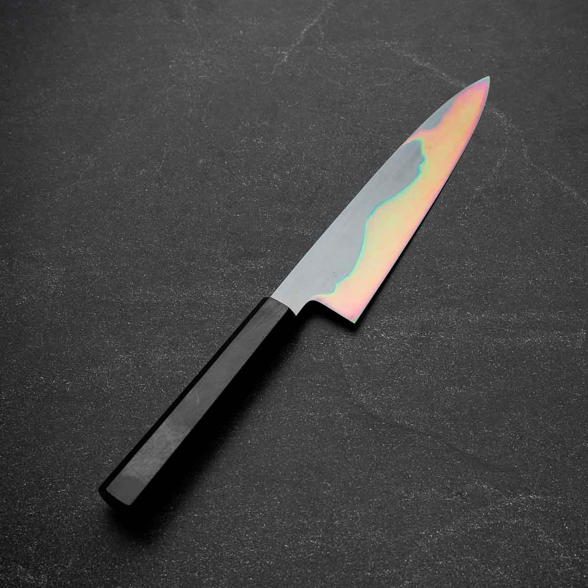 Yoshikazu Ikeda White 1 Honyaki Kachikaeshi Gyuto 210mm - Ebony - Image 2