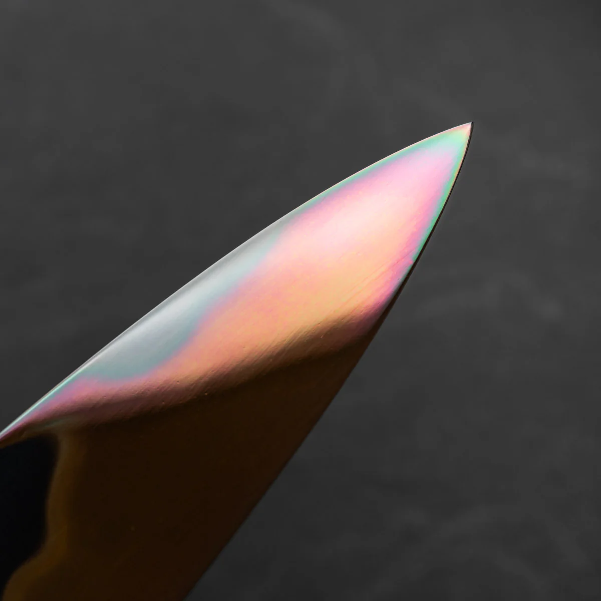 Yoshikazu Ikeda White 1 Honyaki Kachikaeshi Gyuto 210mm - Ebony - Image 7