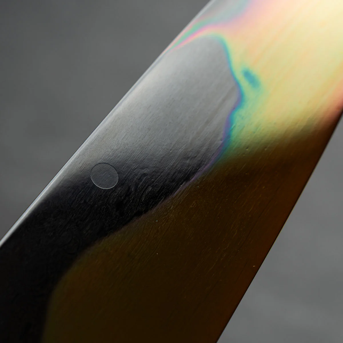 Yoshikazu Ikeda White 1 Honyaki Kachikaeshi Gyuto 210mm - Sandalwood - Image 5